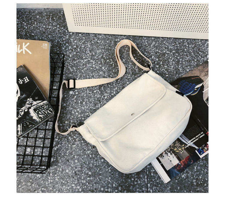 SUNMAN Canvas Messenger Bag YesStyle