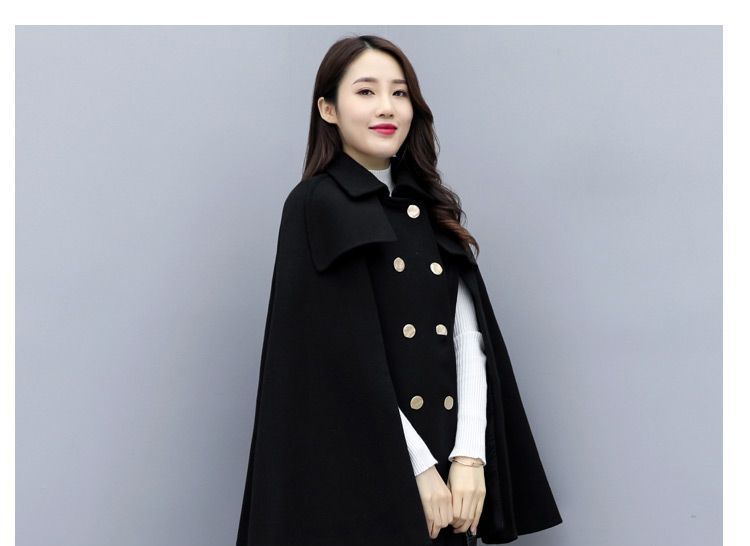 double breasted cloak