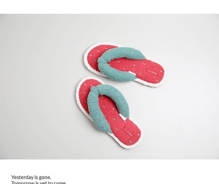 watermelon flip flops
