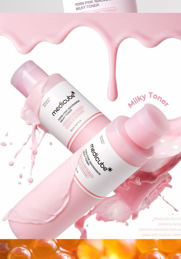 Medicube pdrn pink niacinamide milky toner 150ml - best price on stylekorean arabia