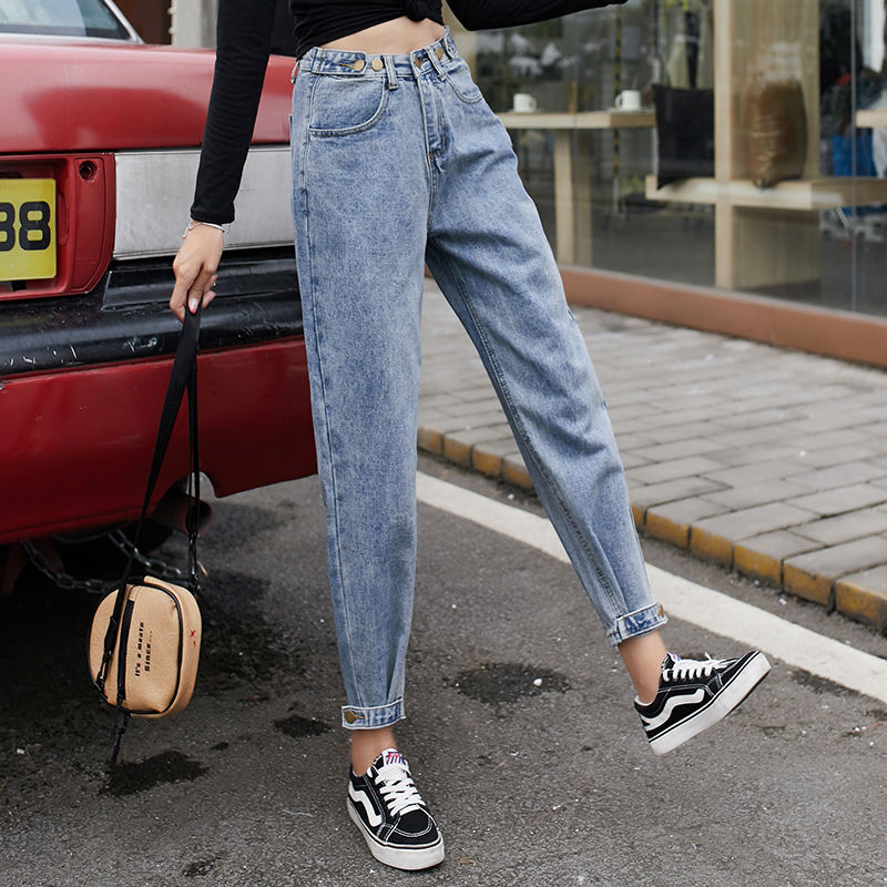 baggy cropped jeans