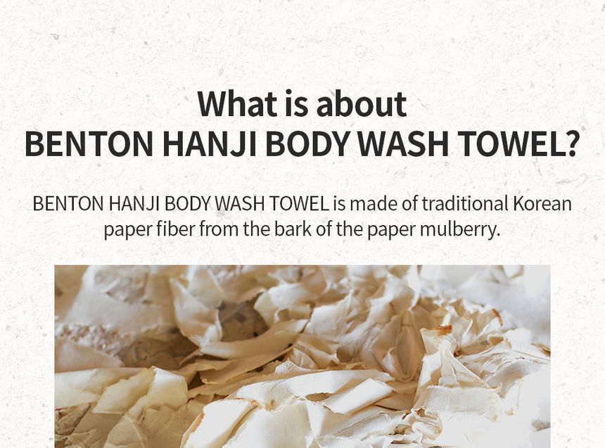 Benton Hanji Body Wash Towel