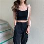 Plain Cropped Camisole Top