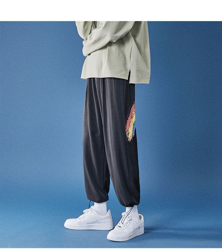 drawstring cuff sweatpants