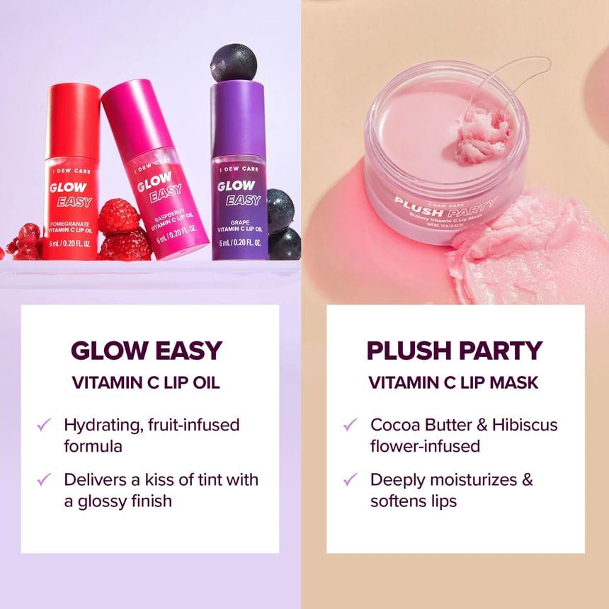 glow easy vitamin c lip oil Review: I Dew Care - Glow Easy Vitamin C Lip Oil