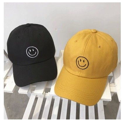 hats with smiley faces on it