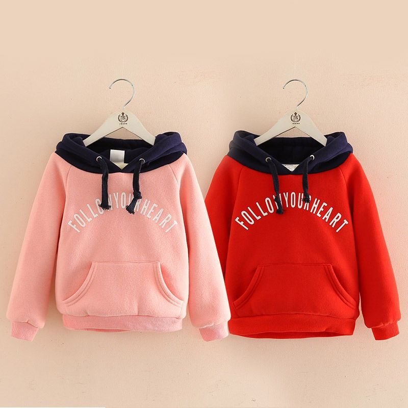 kids fleece lined hoodie
