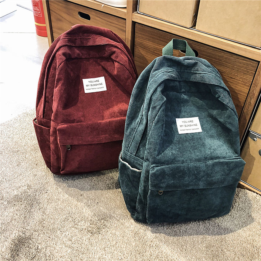 evanki corduroy backpack