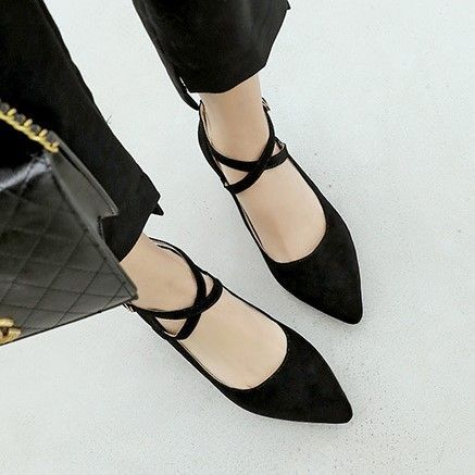 cross strap pumps