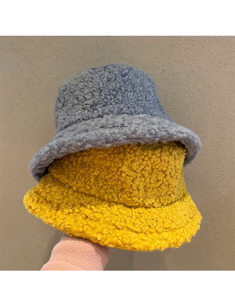 shearling bucket hat