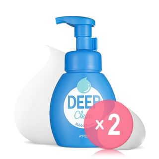 A-PIEU-Deep Clean Bubble Foam 200ml 2pcs Bundle Set