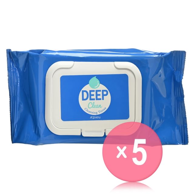 A-PIEU-Deep Clean Cleansing Tissue 5pcs Bundle Set