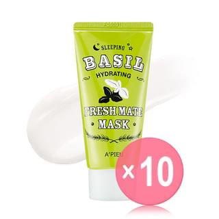 A-PIEU-Fresh Mate Basil Mask Hydrating 50ml 10pcs Bundle Set