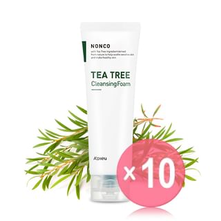 A-PIEU-Nonco Tea Tree Cleansing Foam 130ml 10pcs Bundle Set