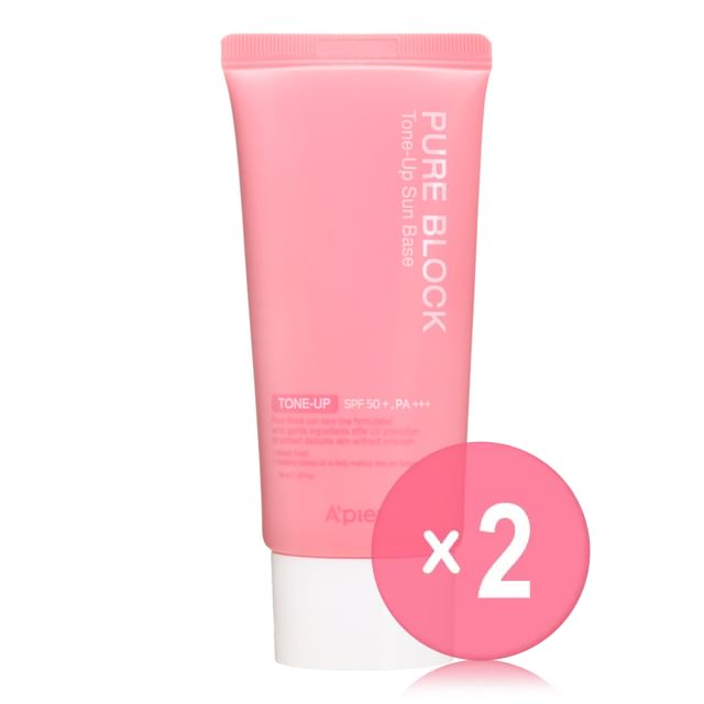 A-PIEU-Pure Block Tone-Up Sun Base SPF50 PA 50ml 2pcs Bundle Set