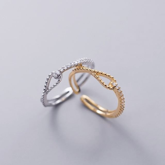 A-ROCH-925 Sterling Silver CZ Ring