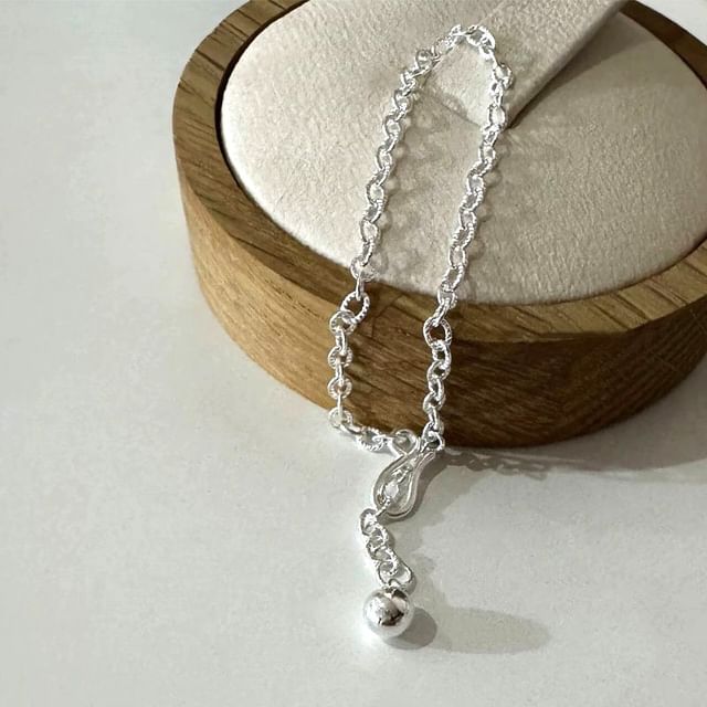 A-ROCH-925 Sterling Silver Hook Bracelet