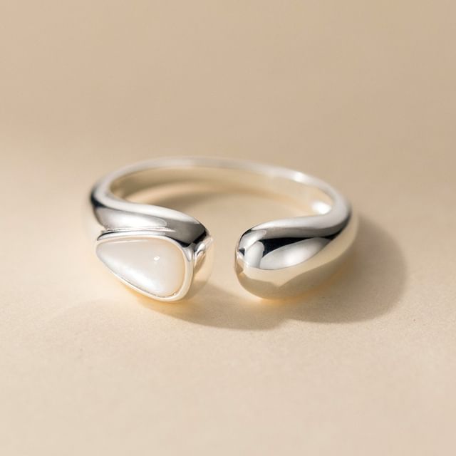 A-ROCH-925 Sterling Silver Plain Open Ring