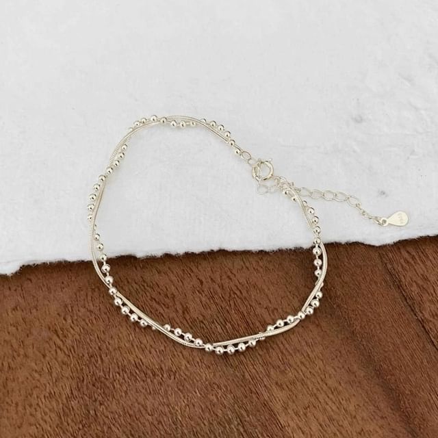 A-ROCH-925 Sterling Silver Twisted Bracelet