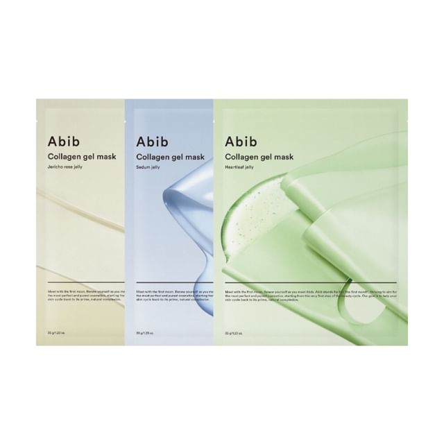 Abib-Máscara de Colágeno em Gel - 3 Tipos