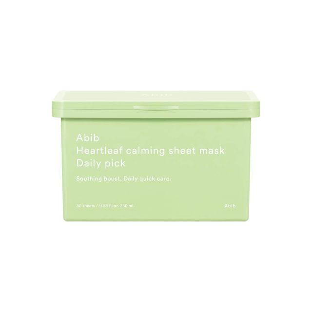 Heartleaf calming sheet mask Daily pick