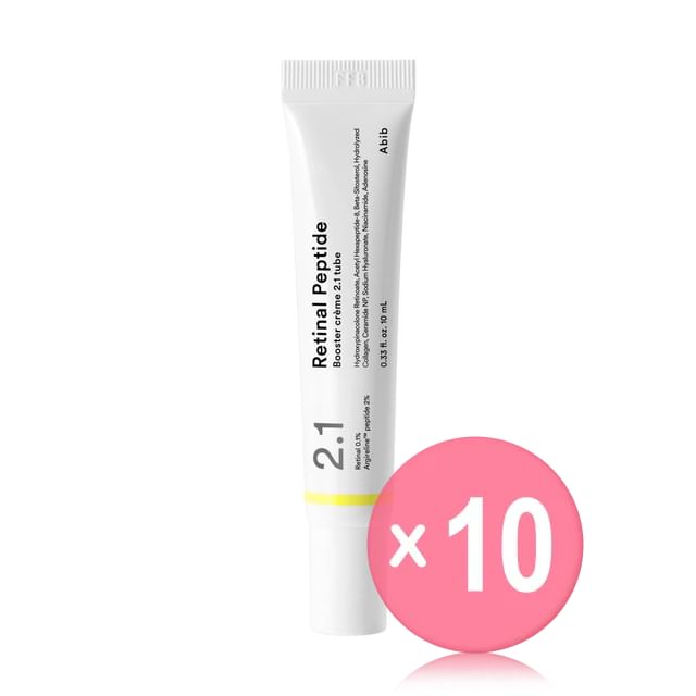 Abib-YesStyle Exclusive Retinal Peptide Booster Crème 21 Tube Mini 10pcs Bundle Set