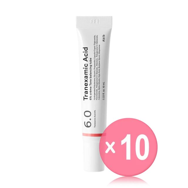 Abib-YesStyle Exclusive Tranexamic Acid 6 Crème Tone Balancing Tube Mini 10pcs Bundle Set