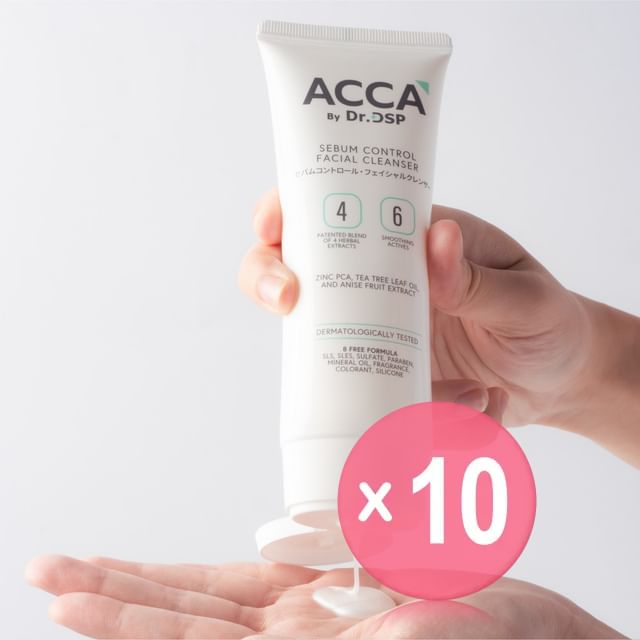ACCA by Dr-DSP-Sebum Control Facial Cleanser Mini 10pcs Bundle Set