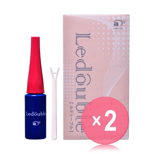 Achieve-Ledouble Natural Double Eyelid Liquid 2pcs Bundle Set