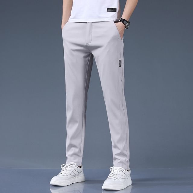 Acrius-High Quick Dry Waist Slim Fit Pants