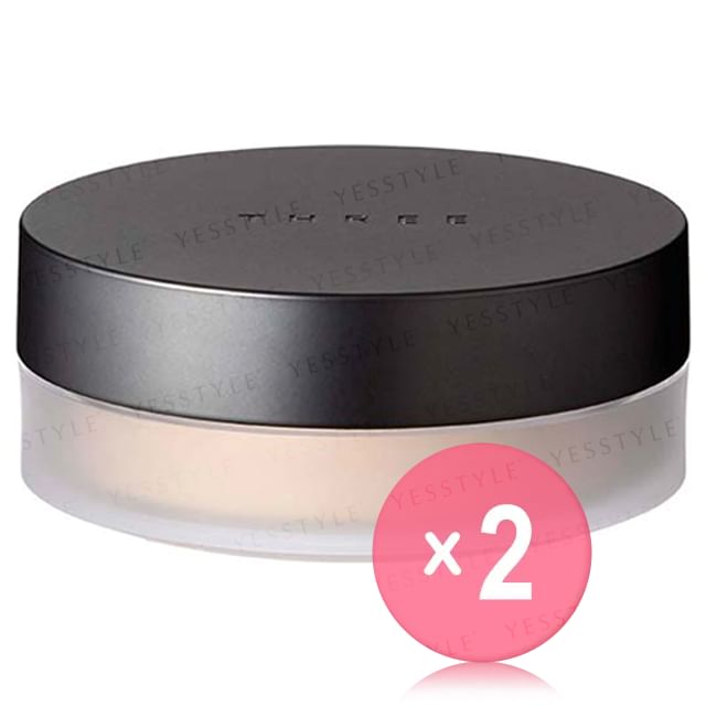 ACRO-THREE Advanced Ethereal Smooth Operator Loose Powder 01 Smooth Matte 2pcs Bundle Set