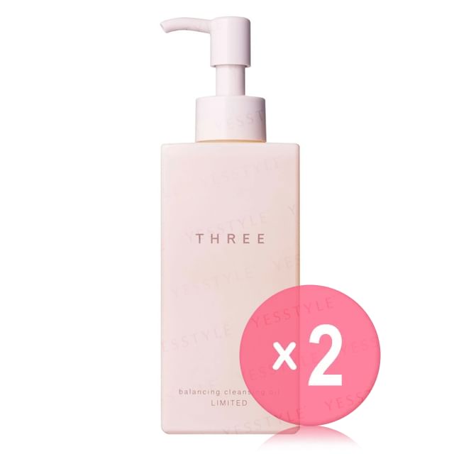 ACRO-THREE Balancing Cleansing Oil Sakura Limited Edition 2pcs Bundle Set