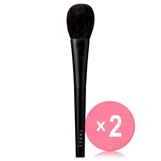 ACRO-THREE Color Veil Blusher Brush 2pcs Bundle Set