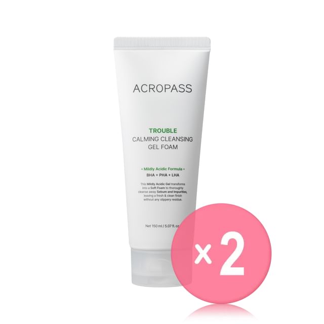 ACROPASS-Trouble Calming Cleansing Gel Foam 2pcs Bundle Set