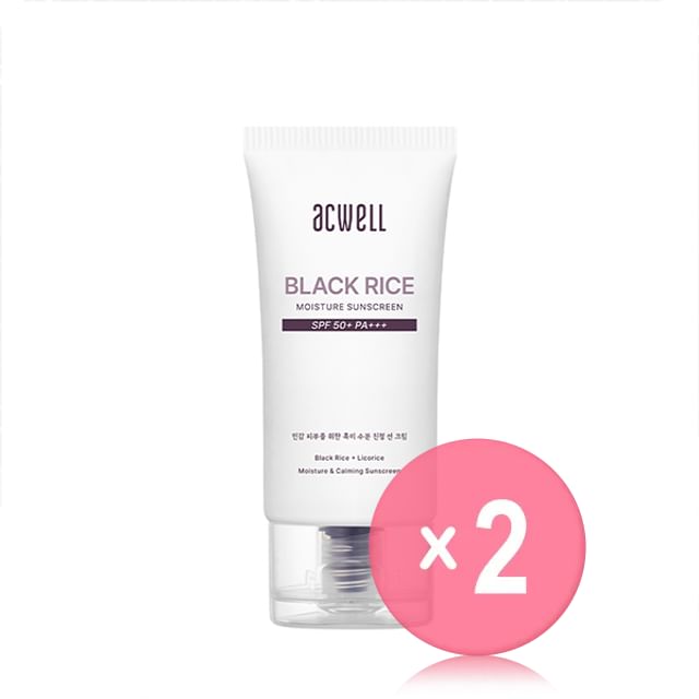 acwell-Black Rice Moisture Sunscreen 2pcs Bundle Set