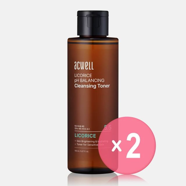 acwell-Licorice pH Balancing Cleansing Toner 2pcs Bundle Set