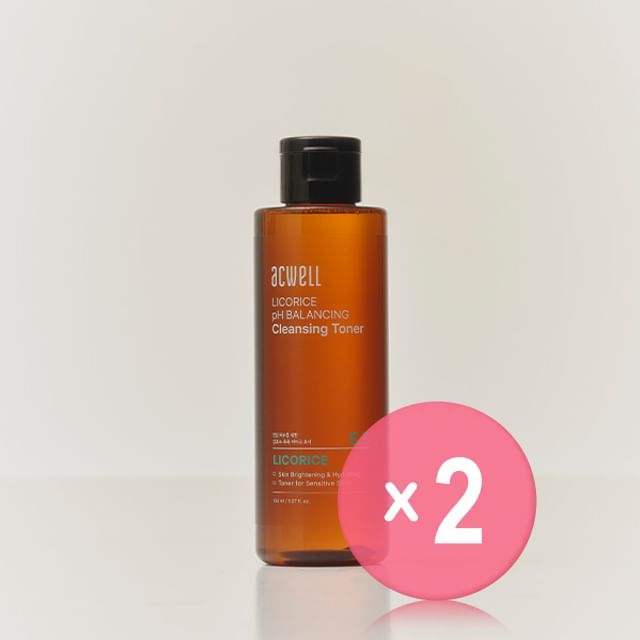 acwell-Licorice pH Balancing Cleansing Toner Jumbo 2pcs Bundle Set