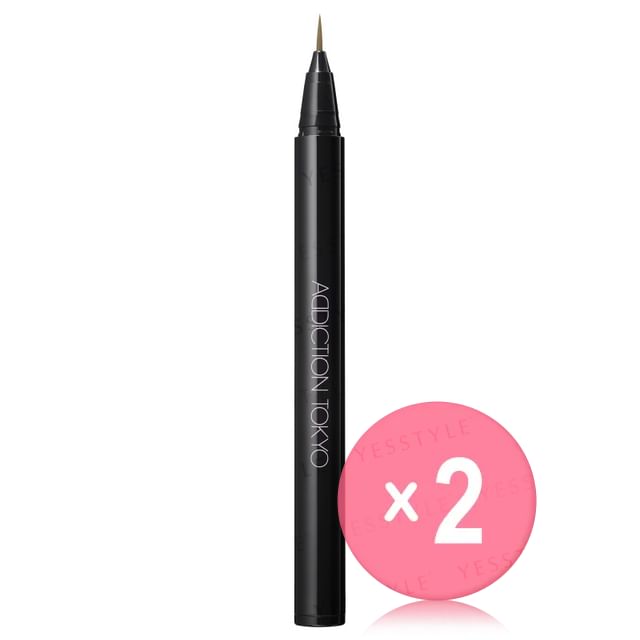 ADDICTION-The Eyebrow Liquid Micro 002 Hazel 2pcs Bundle Set