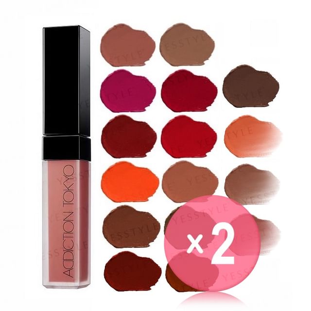 ADDICTION-The Matt Lip Liquid 2pcs Bundle Set