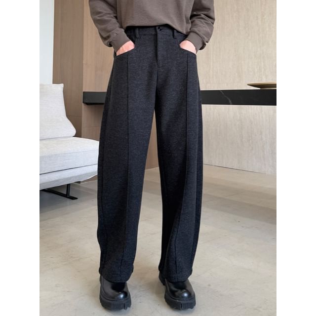 Adothuiastic-High Waist Barrel Pants