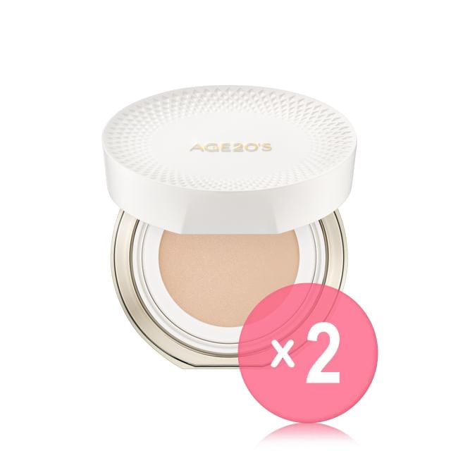 AGE20-S-Ultimate Serum Glow Foundation Refill Set - 2 Colors 2pcs Bundle Set