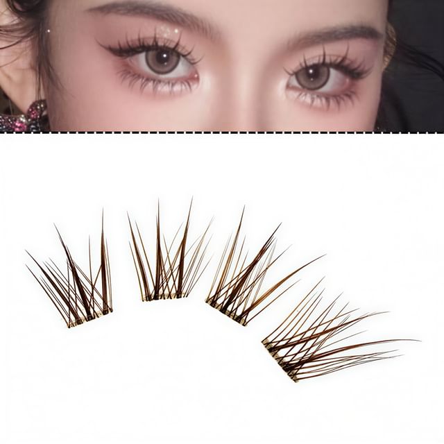 Aimo-Multipack False Eyelashes Cluster Glue-free Multipack False Eyelashes Cluster Various Designs