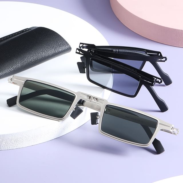 Aisyi-Foldable Rectangle Sunglasses