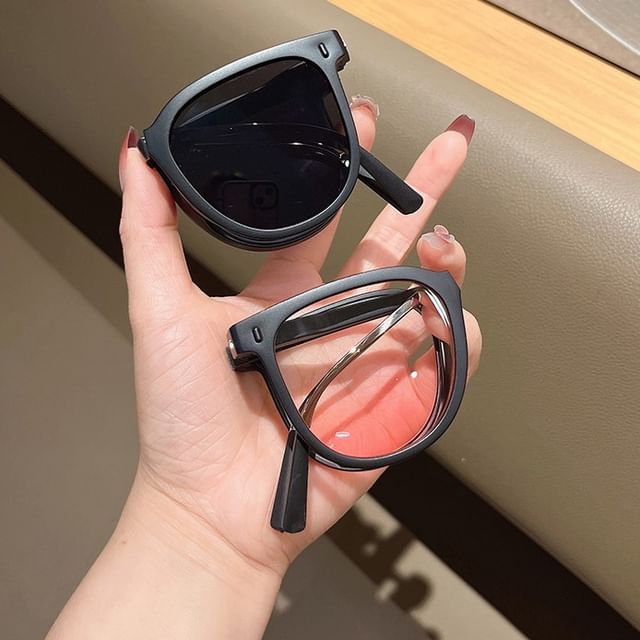 Aisyi-Foldable Square Frame Sunglasses