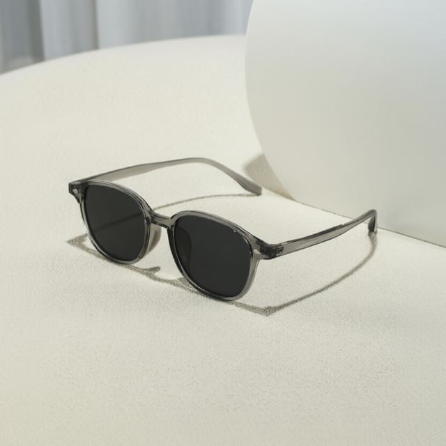 Aisyi-Oval Frame Sunglasses