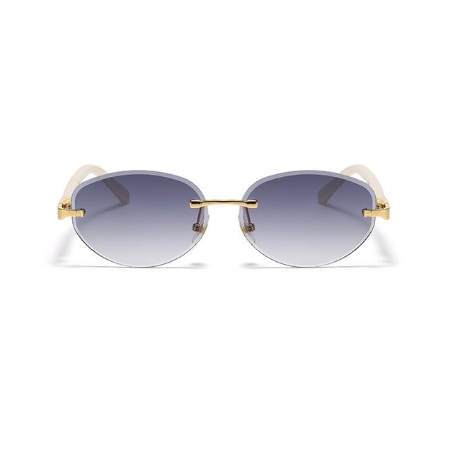 Aisyi-Retro Rimless Sunglasses
