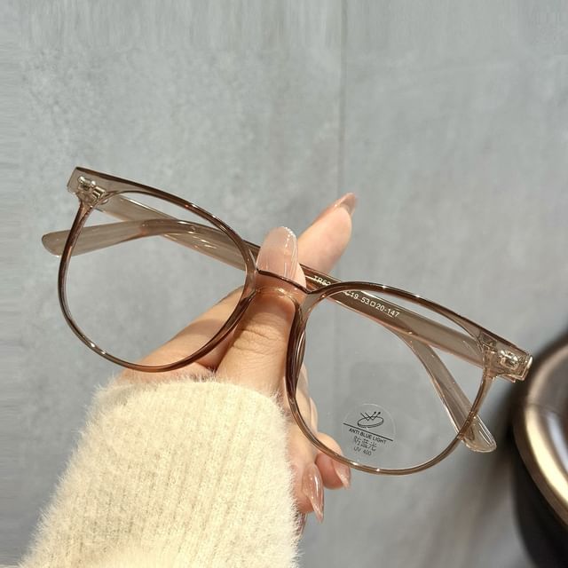 Aisyi-Round Frame Blue Light Blocking Eyeglasses