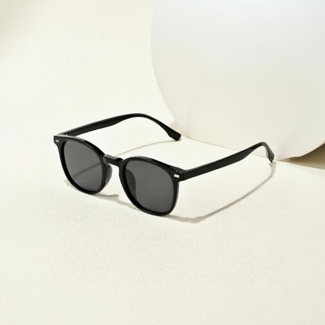 Aisyi-Round Frame Sunglasses