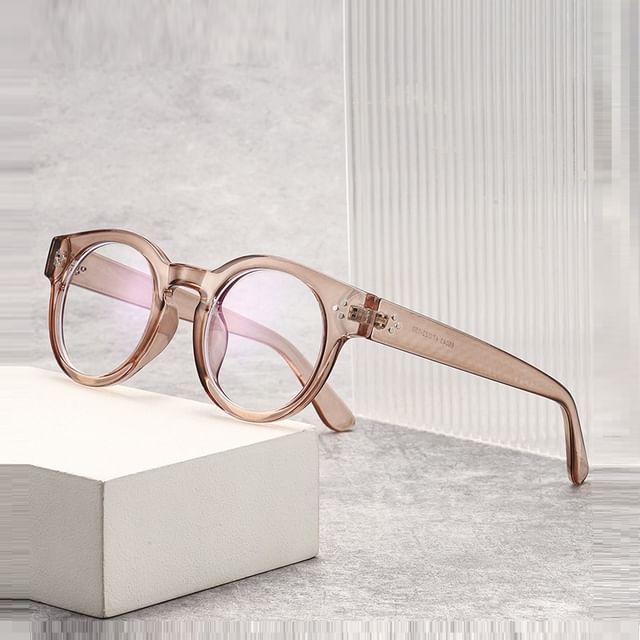 Aisyi-Round Plastic Eyeglasses