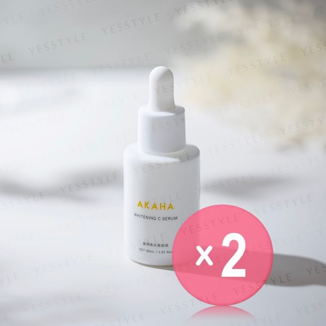 AKAHA-Medicated Whitening C Serum 2pcs Bundle Set
